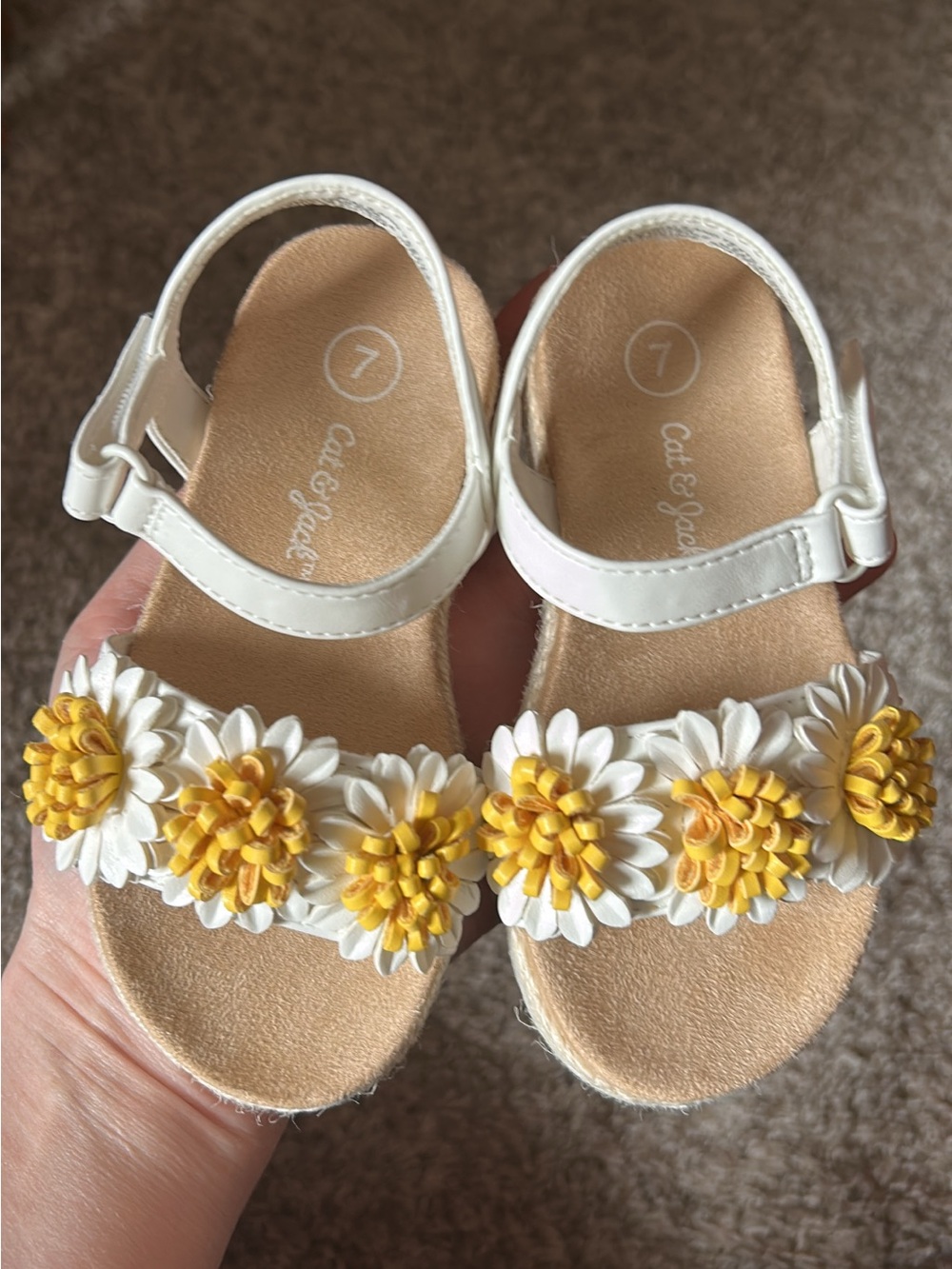 Cat & Jack Floral Sandals